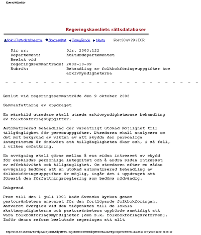 Omslaget till dir. 2003:122