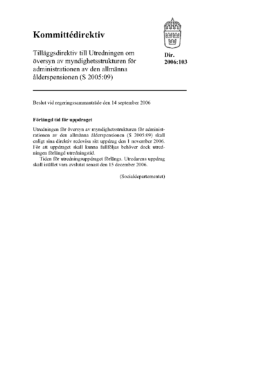 Omslaget till dir. 2006:103