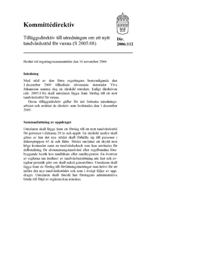 Omslaget till dir. 2006:112