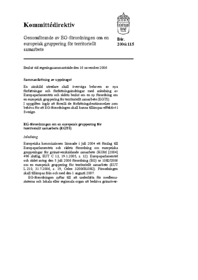 Omslaget till dir. 2006:115