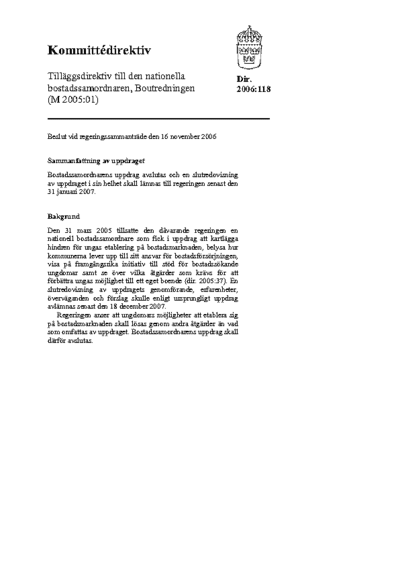 Omslaget till dir. 2006:118