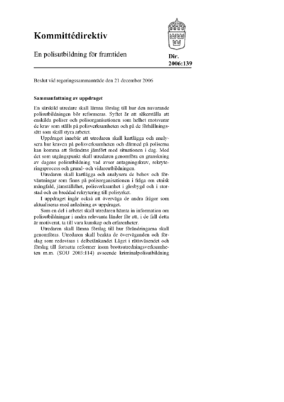 Omslaget till dir. 2006:139
