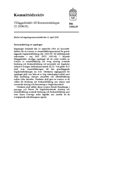 Omslaget till dir. 2006:29