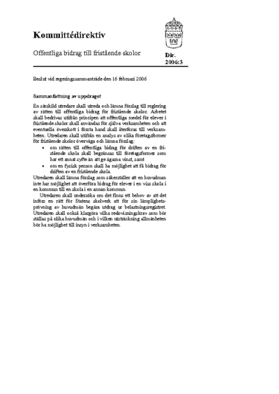 Omslaget till dir. 2006:3