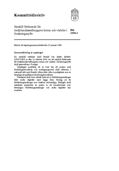 Omslaget till dir. 2006:4