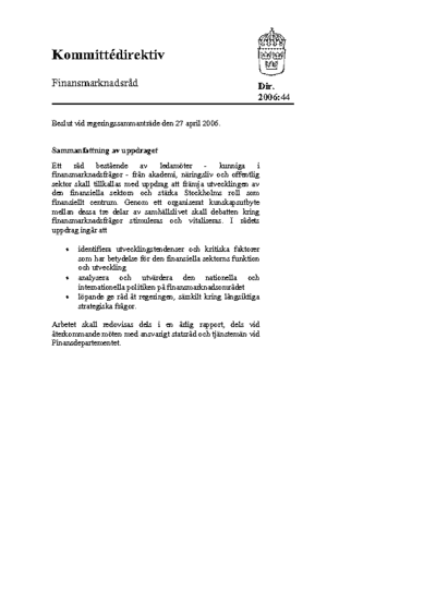 Omslaget till dir. 2006:44