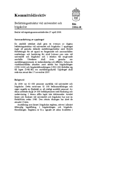 Omslaget till dir. 2006:48