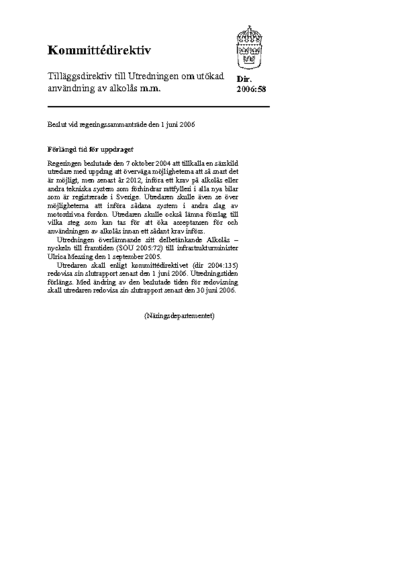 Omslaget till dir. 2006:58