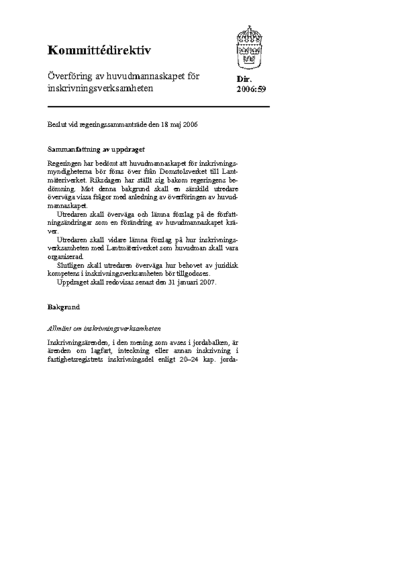 Omslaget till dir. 2006:59