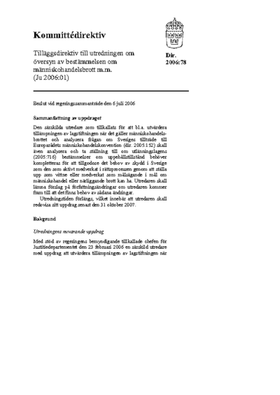 Omslaget till dir. 2006:78