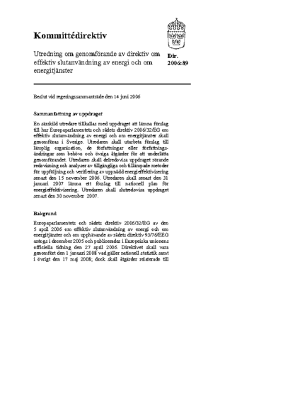 Omslaget till dir. 2006:89