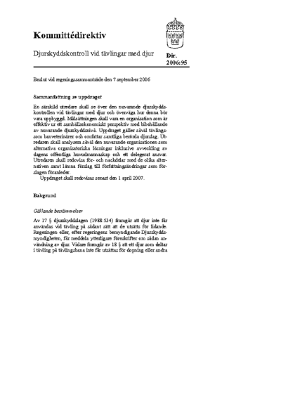 Omslaget till dir. 2006:95
