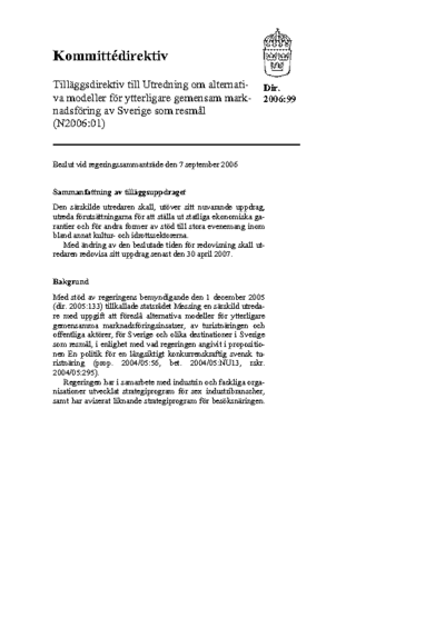 Omslaget till dir. 2006:99