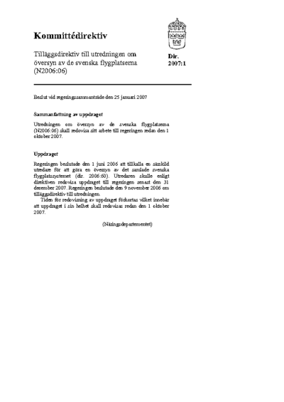 Omslaget till dir. 2007:1