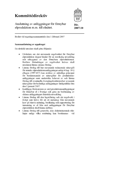 Omslaget till dir. 2007:10