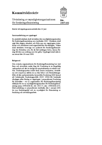 Omslaget till dir. 2007:102