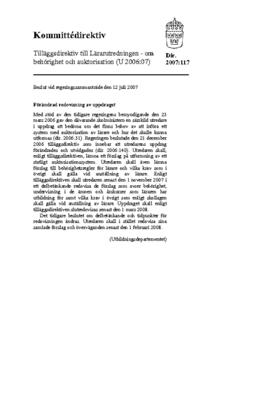 Omslaget till dir. 2007:117