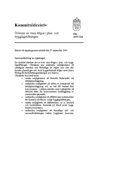 Omslaget till dir. 2007:136