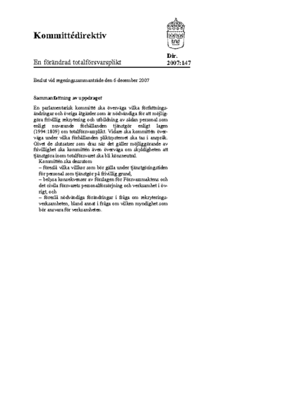 Omslaget till dir. 2007:147