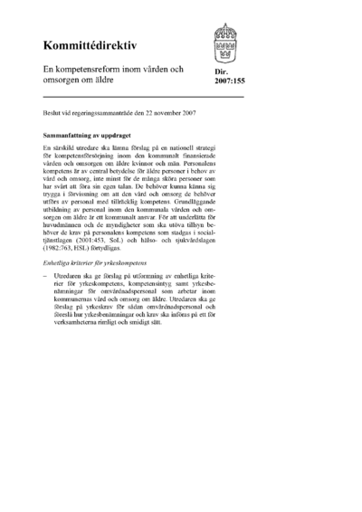 Omslaget till dir. 2007:155