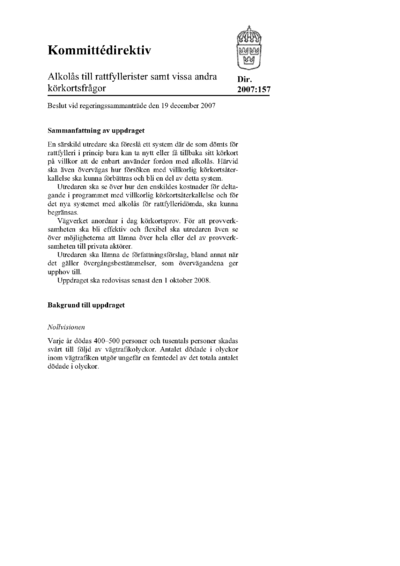 Omslaget till dir. 2007:157