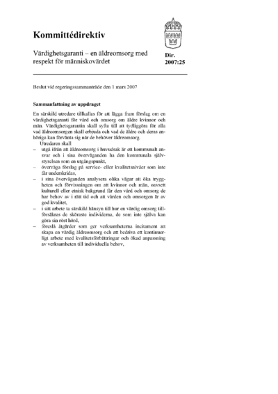 Omslaget till dir. 2007:25