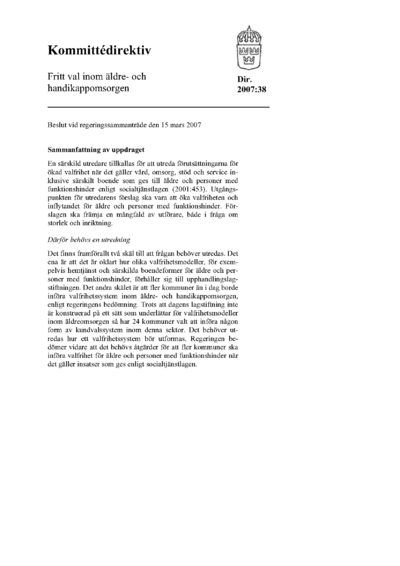 Omslaget till dir. 2007:38