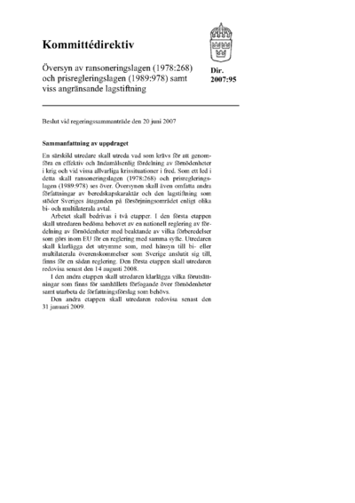 Omslaget till dir. 2007:95