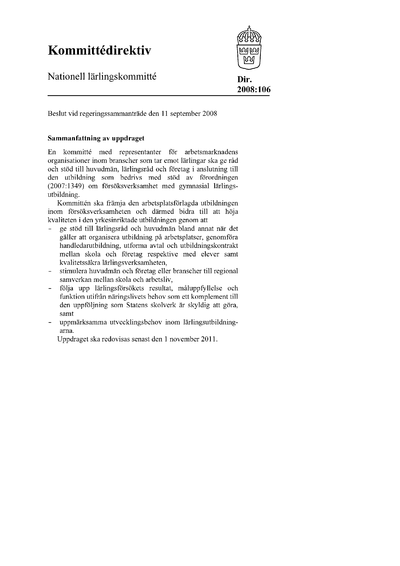 Omslaget till dir. 2008:106