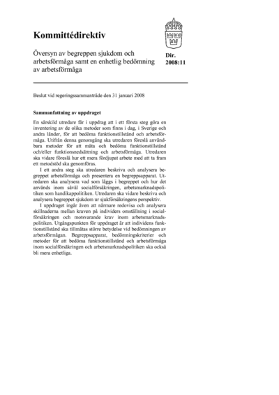 Omslaget till dir. 2008:11