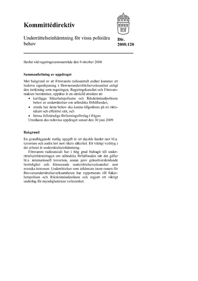 Omslaget till dir. 2008:120
