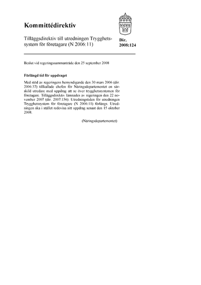 Omslaget till dir. 2008:124