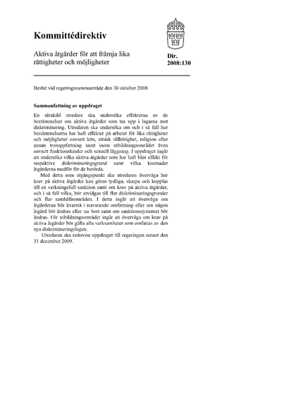 Omslaget till dir. 2008:130