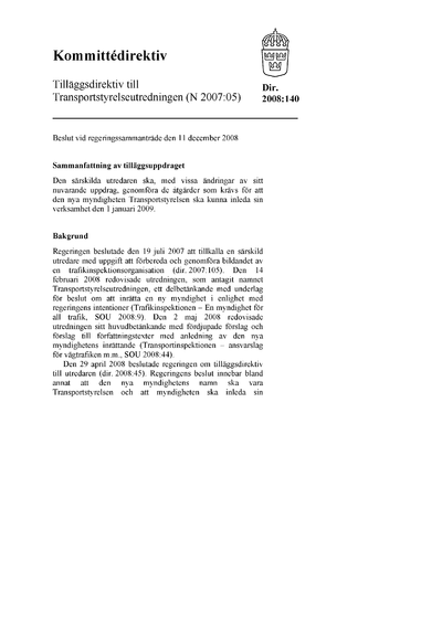 Omslaget till dir. 2008:140