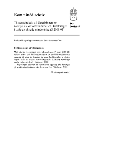 Omslaget till dir. 2008:147