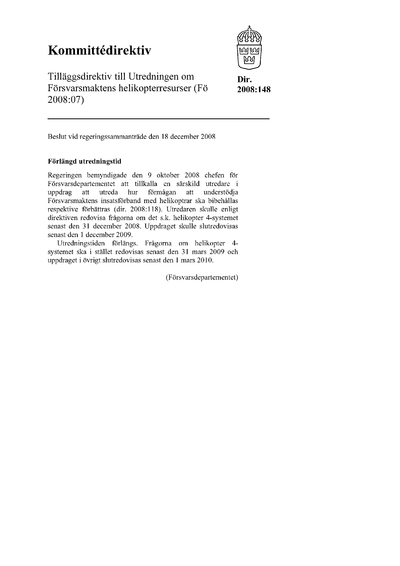 Omslaget till dir. 2008:148