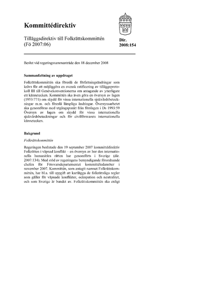 Omslaget till dir. 2008:154