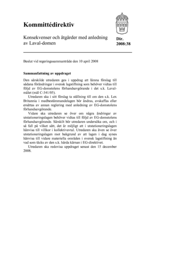 Omslaget till dir. 2008:38