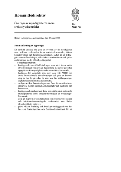 Omslaget till dir. 2008:60