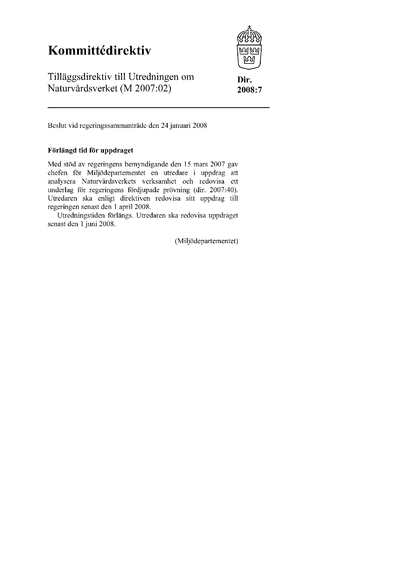 Omslaget till dir. 2008:7
