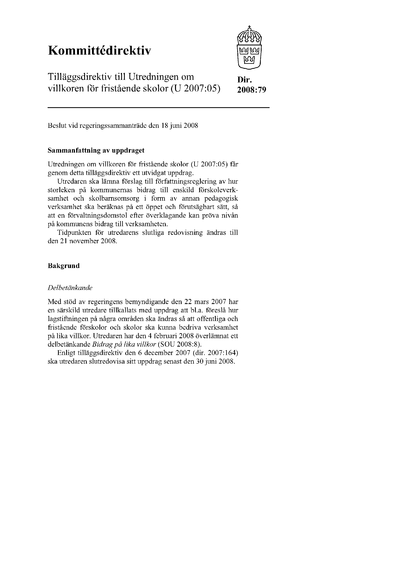 Omslaget till dir. 2008:79