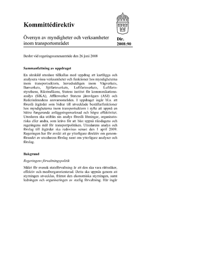 Omslaget till dir. 2008:90