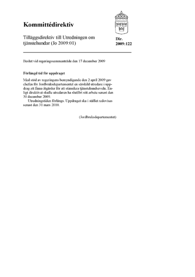 Omslaget till dir. 2009:122