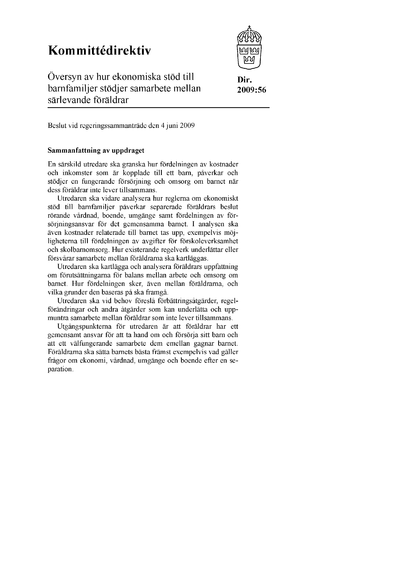 Omslaget till dir. 2009:56