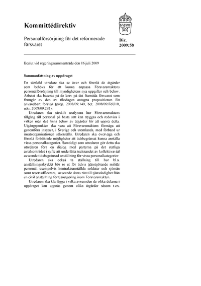 Omslaget till dir. 2009:58