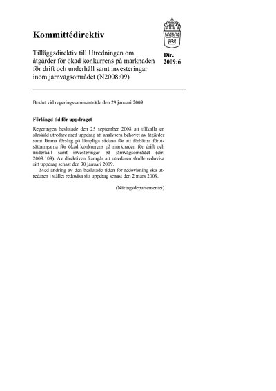 Omslaget till dir. 2009:6