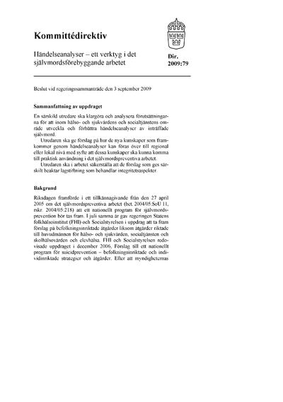 Omslaget till dir. 2009:79