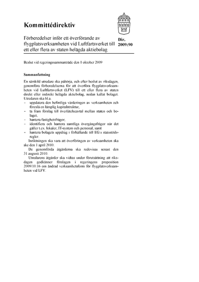 Omslaget till dir. 2009:90