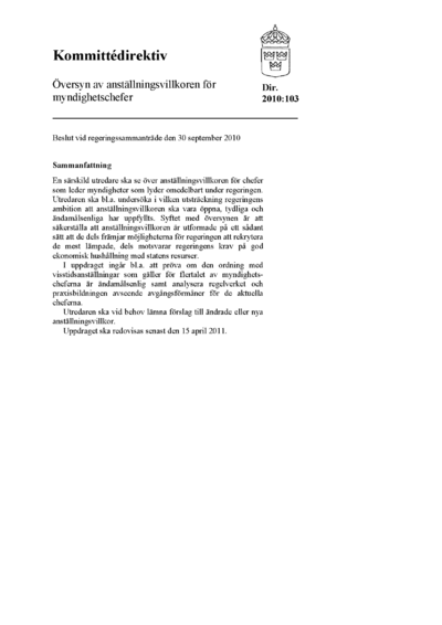 Omslaget till dir. 2010:103