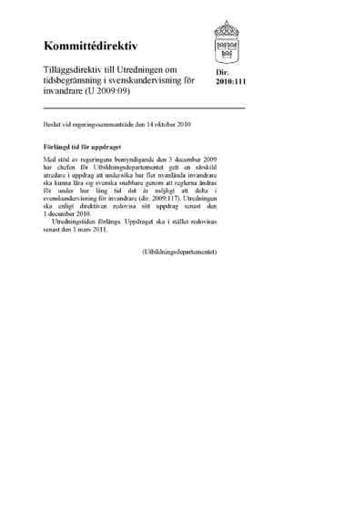 Omslaget till dir. 2010:111